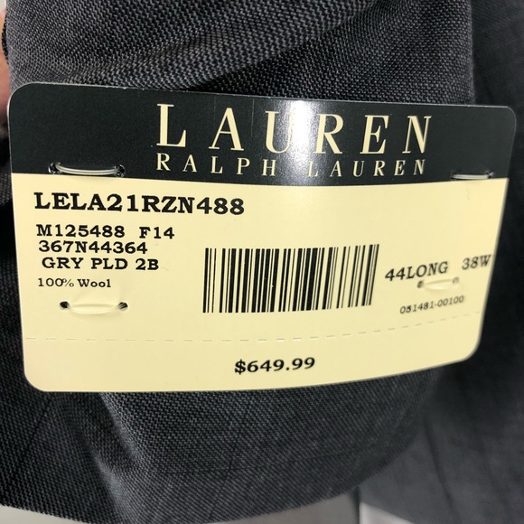 Lauren Ralph Lauren Blazer Sport Coat Size 44L - Picture 5 of 8